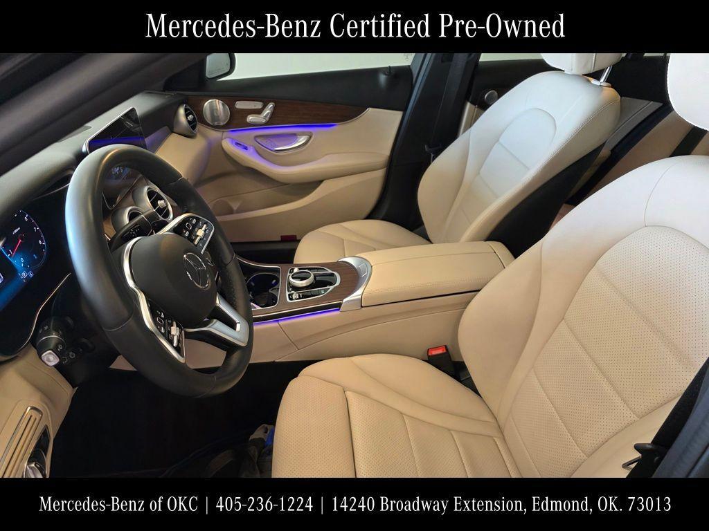 used 2021 Mercedes-Benz C-Class car, priced at $27,900