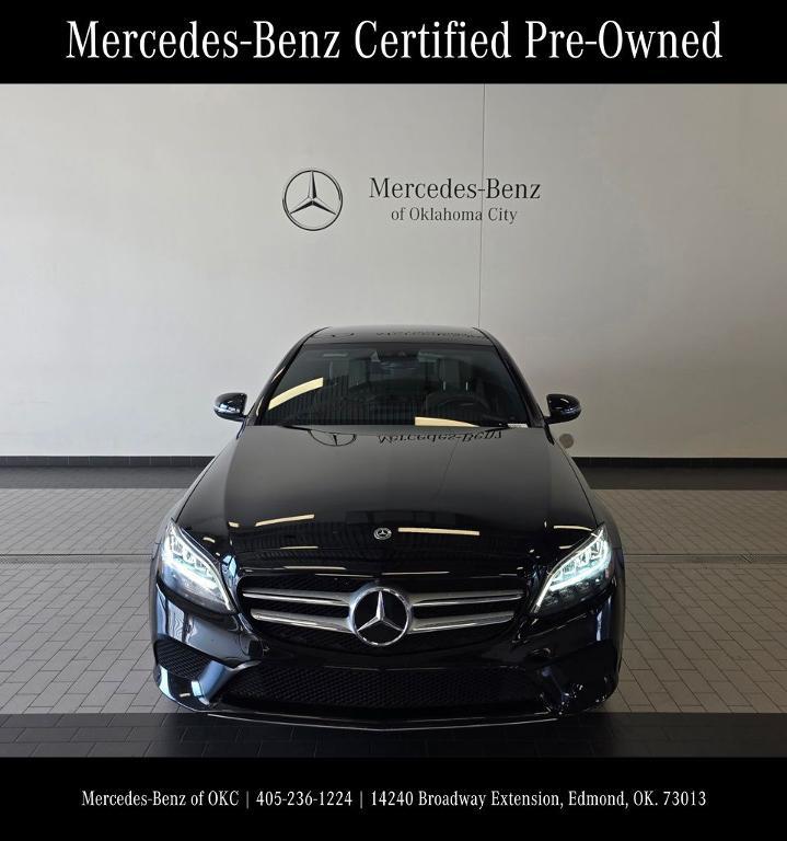 used 2021 Mercedes-Benz C-Class car, priced at $27,900