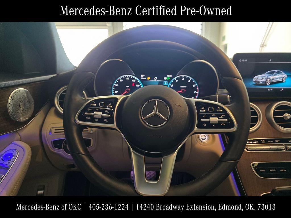 used 2021 Mercedes-Benz C-Class car, priced at $27,900