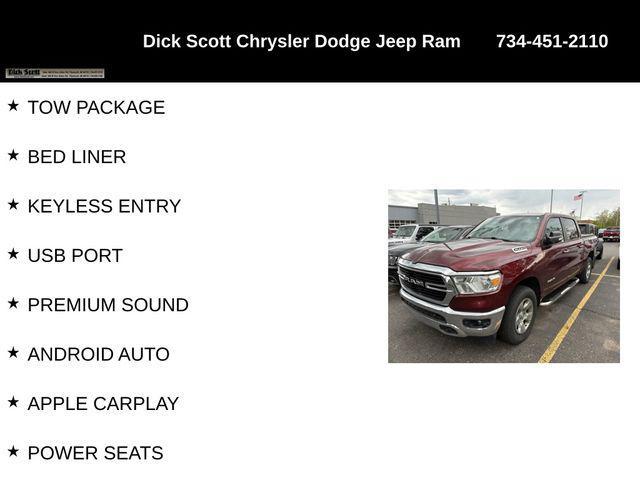 used 2019 Ram 1500 car, priced at $21,595