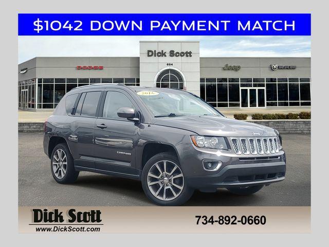 used 2016 Jeep Compass car, priced at $10,500