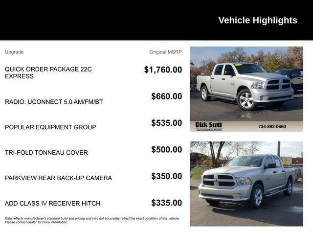 used 2015 Ram 1500 car, priced at $12,750