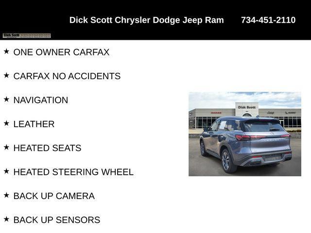 used 2024 INFINITI QX60 car, priced at $35,299
