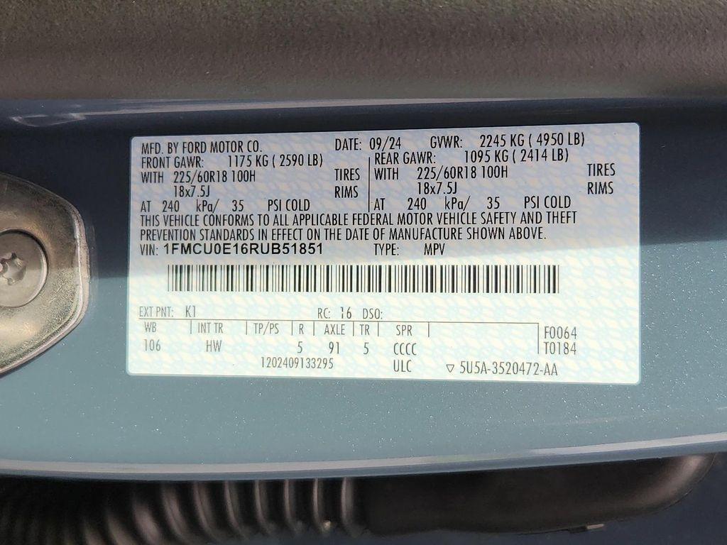 new 2024 Ford Escape PHEV car, priced at $33,988