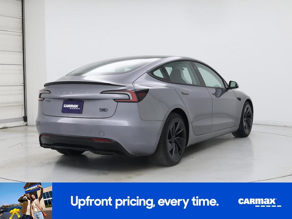 used 2025 Tesla Model 3 car, priced at $48,998