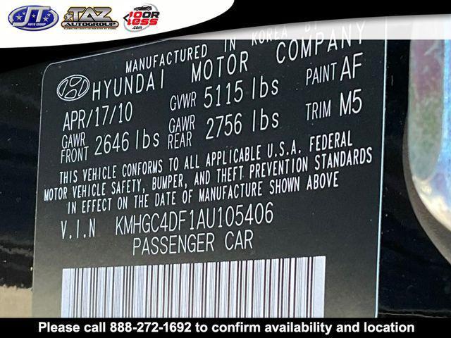 used 2010 Hyundai Genesis car, priced at $10,477