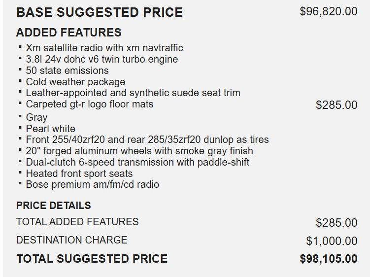 used 2013 Nissan GT-R car, priced at $82,998