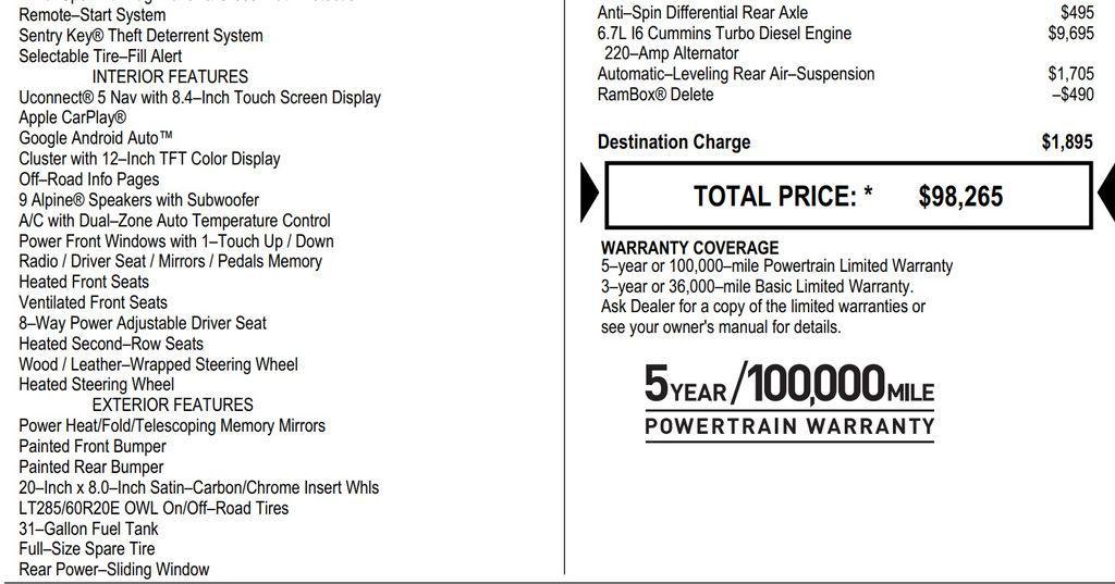 used 2023 Ram 2500 car, priced at $59,788