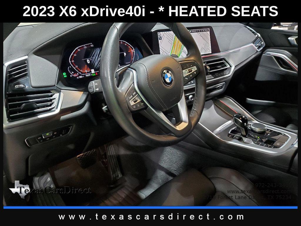 used 2023 BMW X6 car, priced at $43,478
