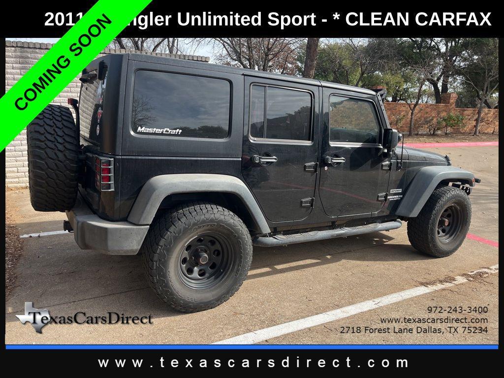 used 2011 Jeep Wrangler Unlimited car, priced at $14,949