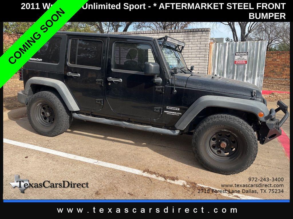 used 2011 Jeep Wrangler Unlimited car, priced at $14,949