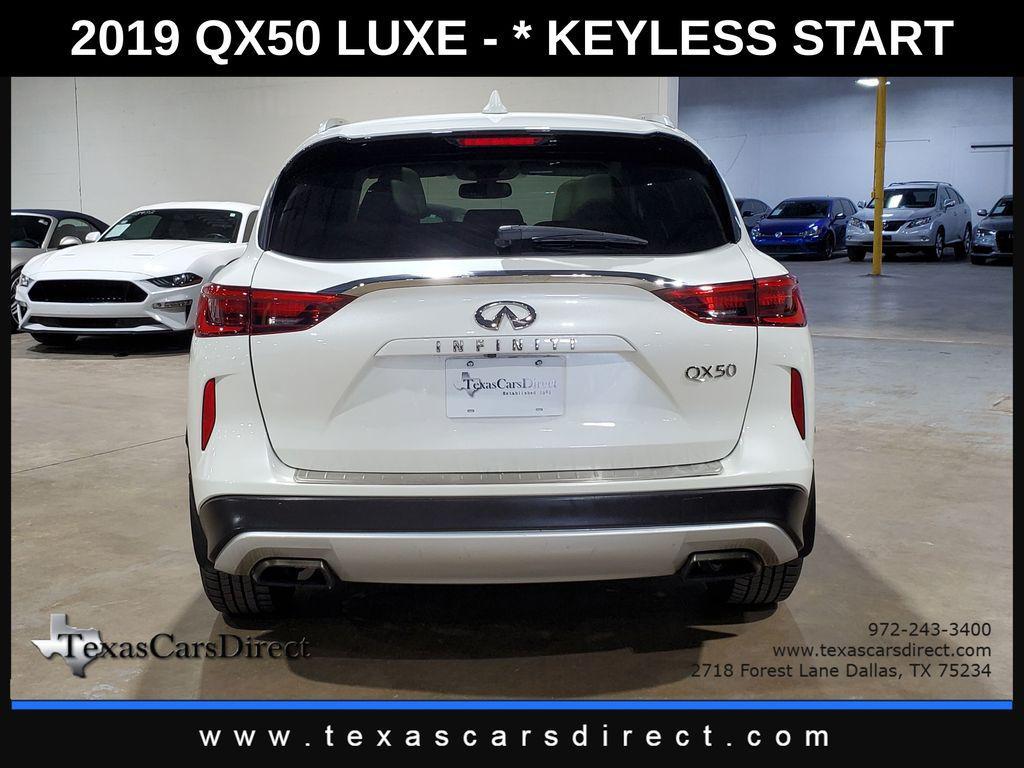 used 2019 INFINITI QX50 car, priced at $14,986