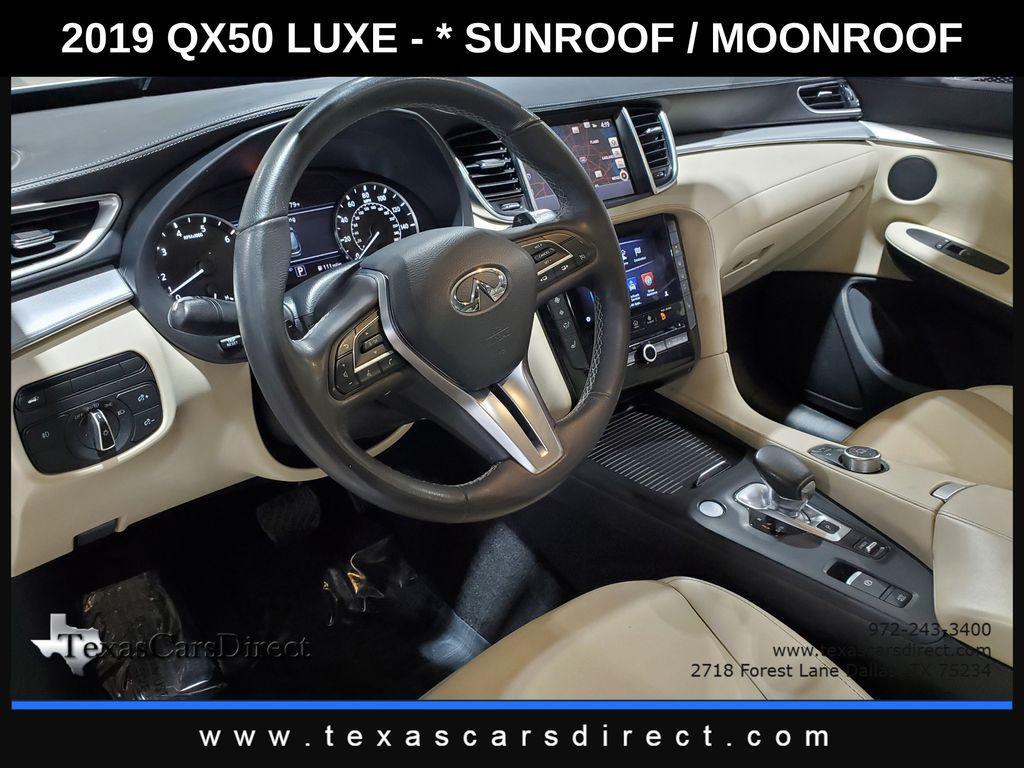 used 2019 INFINITI QX50 car, priced at $14,986