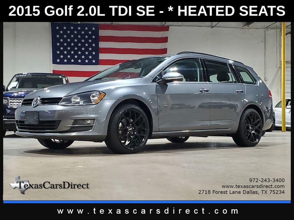 used 2015 Volkswagen Golf SportWagen car, priced at $10,997