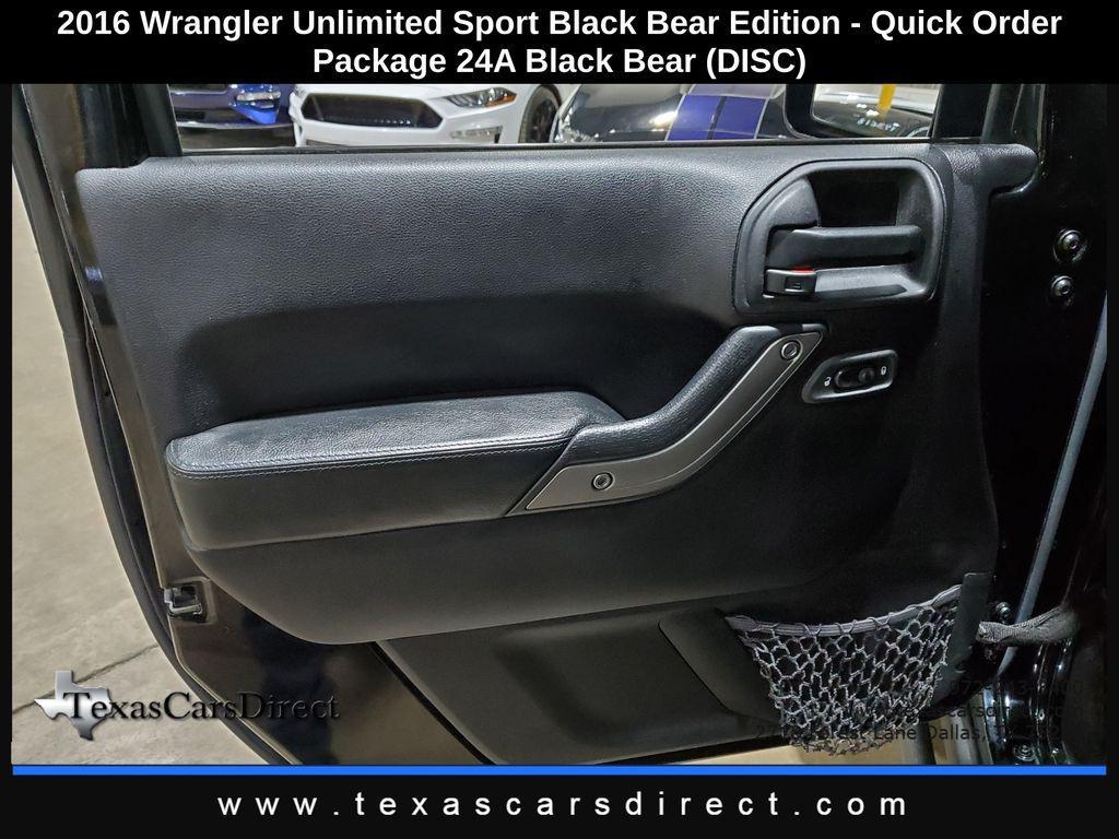 used 2016 Jeep Wrangler Unlimited car, priced at $16,749