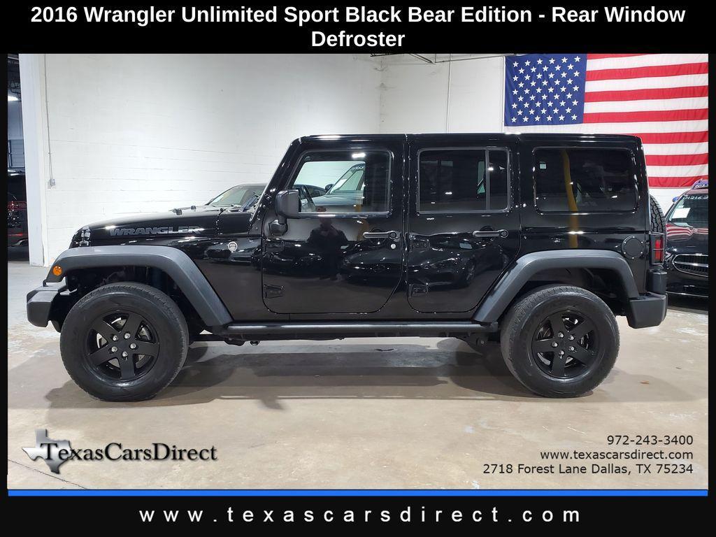 used 2016 Jeep Wrangler Unlimited car, priced at $16,749
