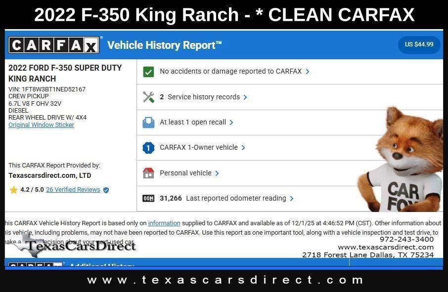 used 2022 Ford F-350 car, priced at $66,998