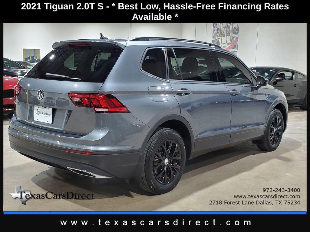 used 2021 Volkswagen Tiguan car, priced at $16,888