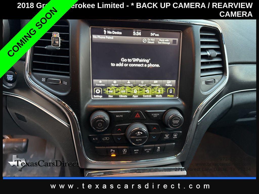 used 2018 Jeep Grand Cherokee car, priced at $15,409