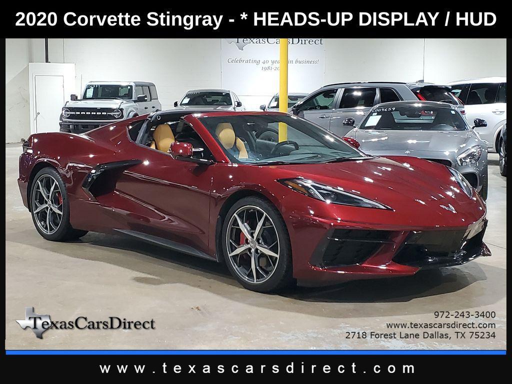 used 2020 Chevrolet Corvette car, priced at $63,998