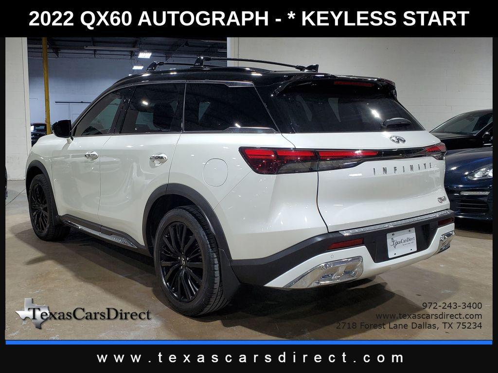 used 2022 INFINITI QX60 car, priced at $37,498