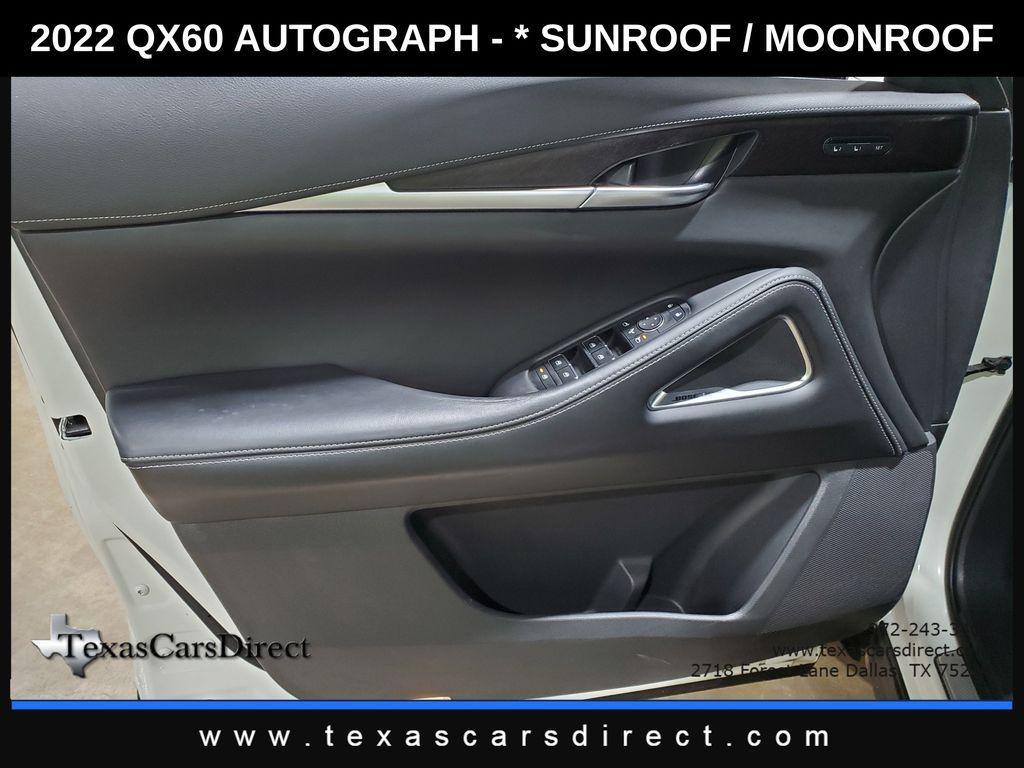 used 2022 INFINITI QX60 car, priced at $37,498