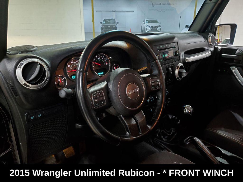 used 2015 Jeep Wrangler Unlimited car, priced at $21,988