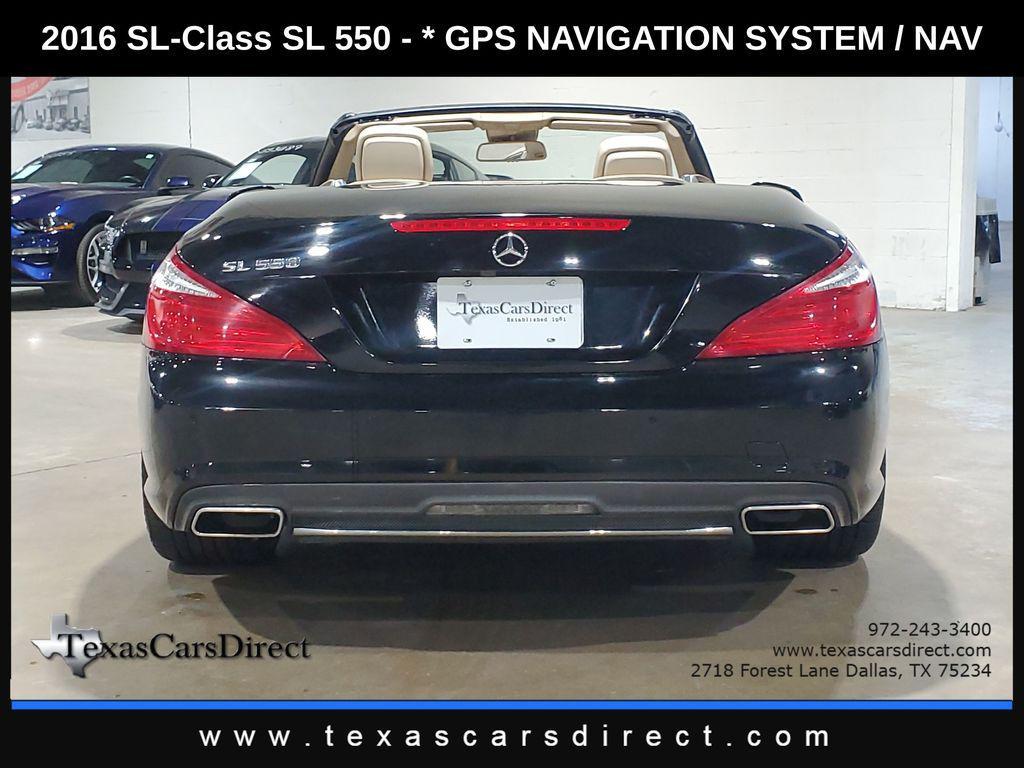 used 2016 Mercedes-Benz SL 550 car, priced at $29,998