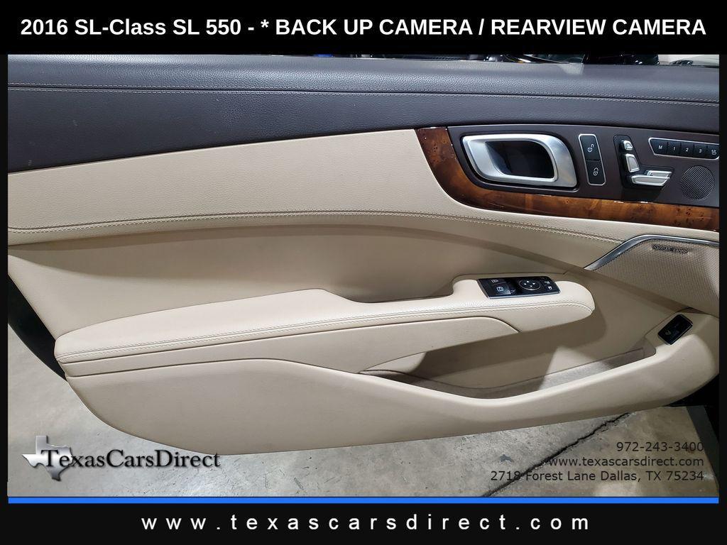 used 2016 Mercedes-Benz SL 550 car, priced at $29,998
