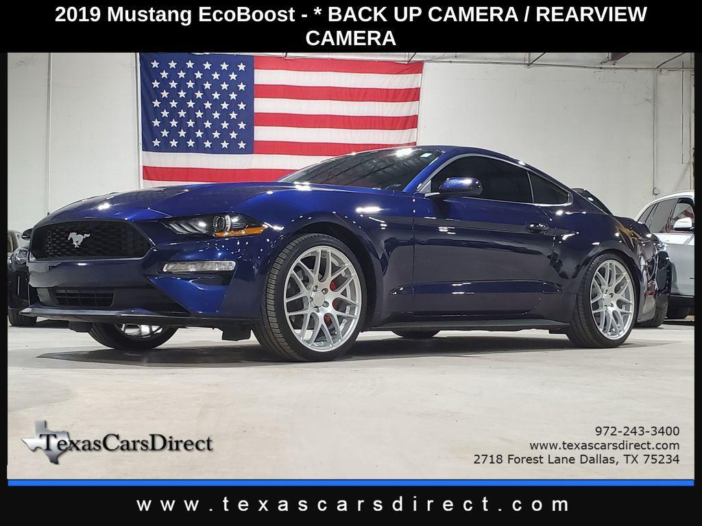 used 2019 Ford Mustang car, priced at $19,478