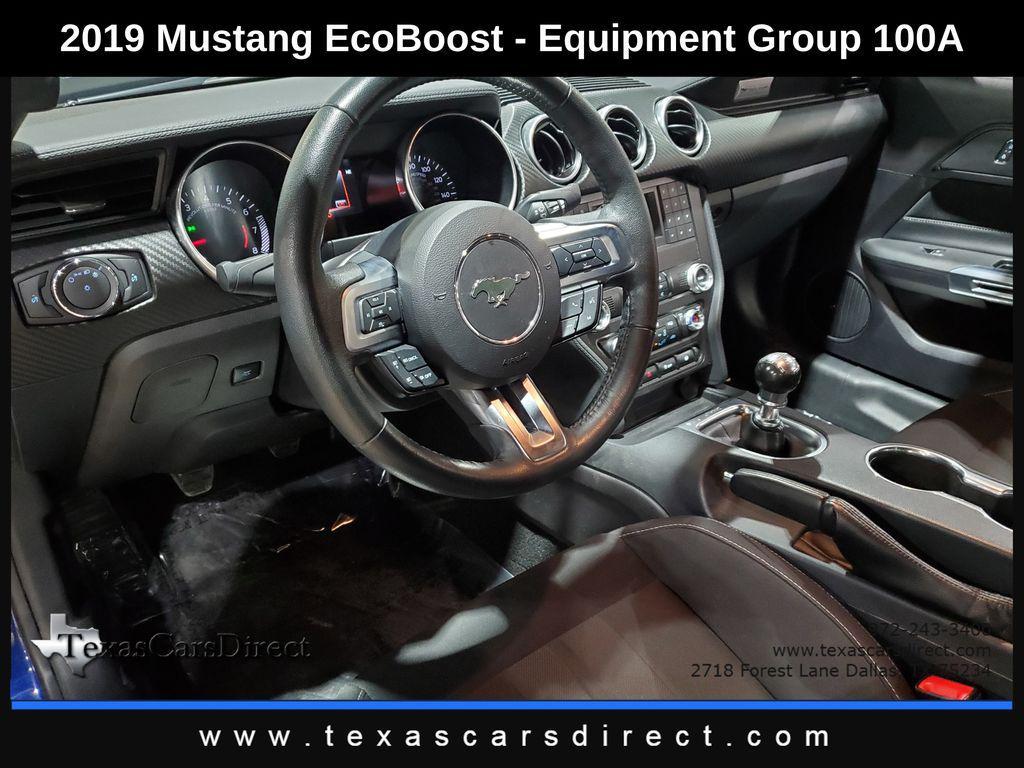 used 2019 Ford Mustang car, priced at $19,478