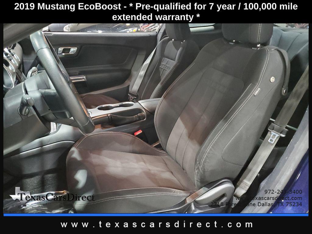 used 2019 Ford Mustang car, priced at $19,478