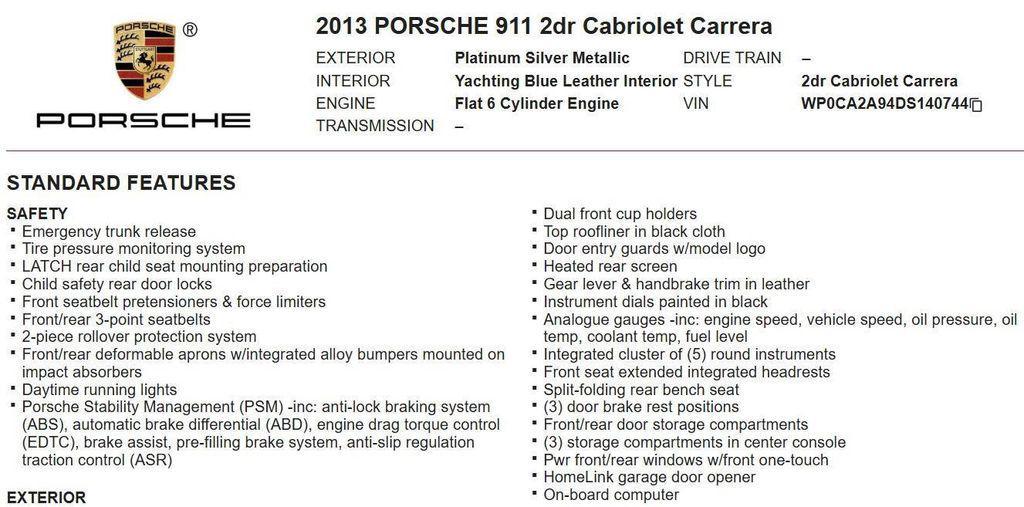 used 2013 Porsche 911 car, priced at $51,998