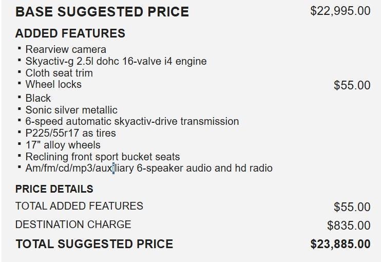 used 2016 Mazda Mazda6 car, priced at $7,689