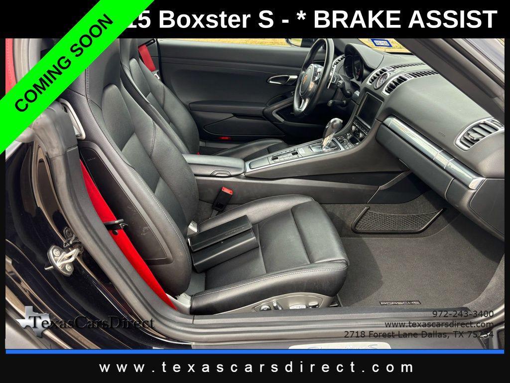 used 2015 Porsche Boxster car, priced at $39,998