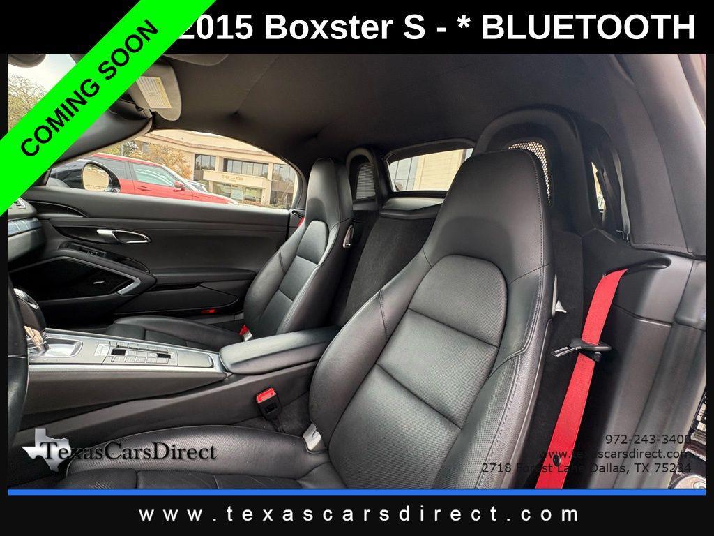 used 2015 Porsche Boxster car, priced at $39,998