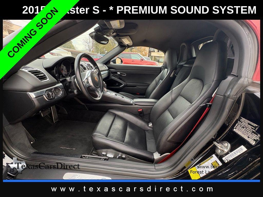 used 2015 Porsche Boxster car, priced at $39,998