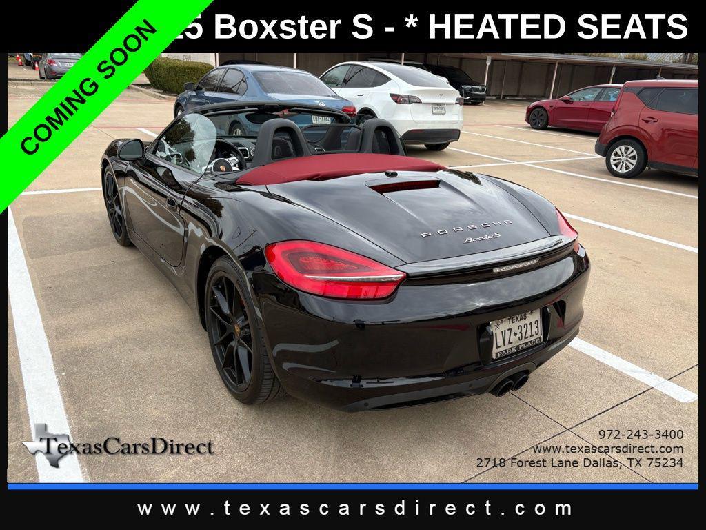 used 2015 Porsche Boxster car, priced at $39,998
