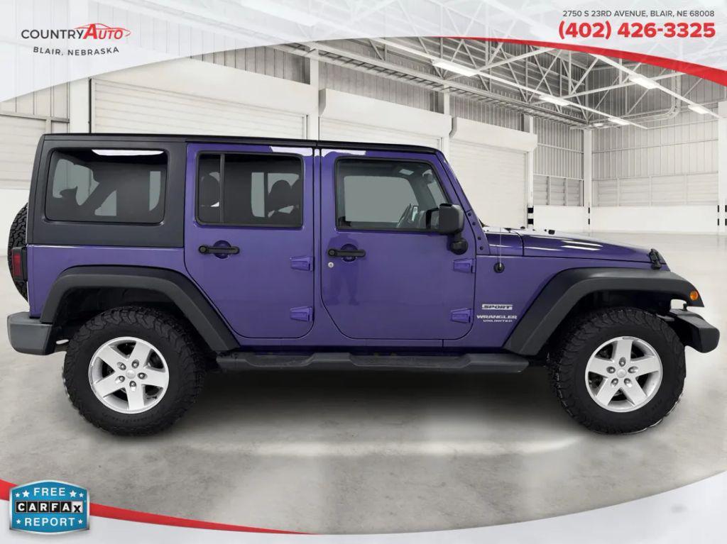 used 2017 Jeep Wrangler Unlimited car, priced at $19,999