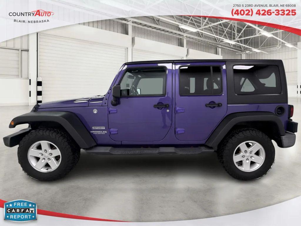 used 2017 Jeep Wrangler Unlimited car, priced at $19,999