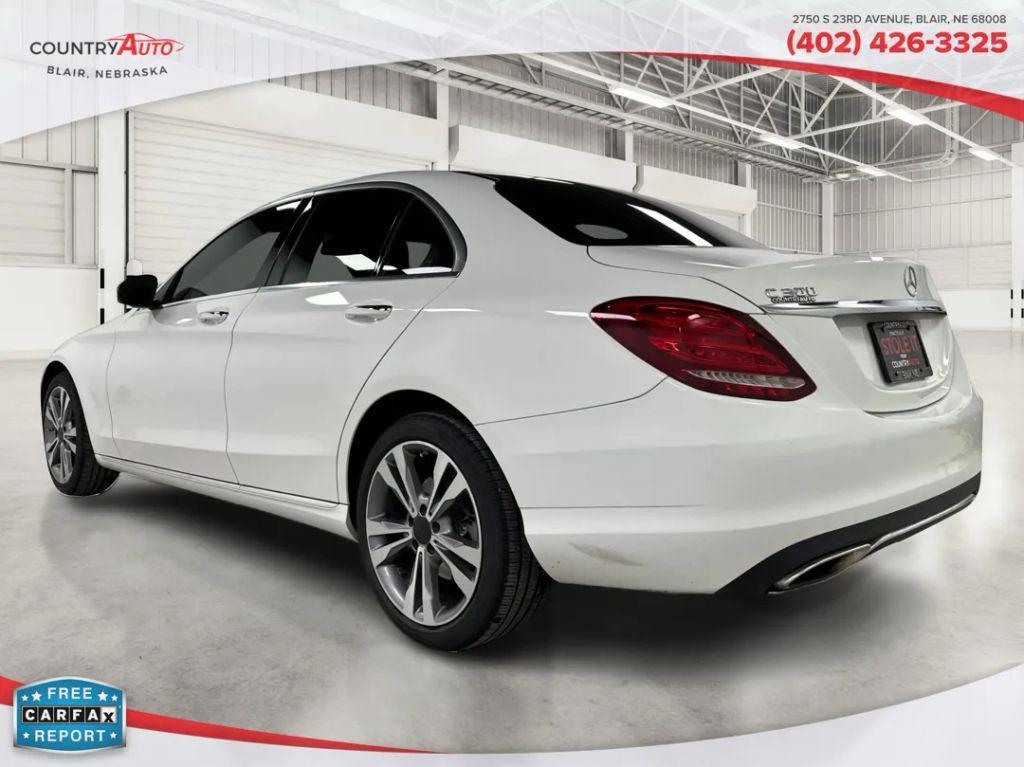 used 2018 Mercedes-Benz C-Class car, priced at $19,999
