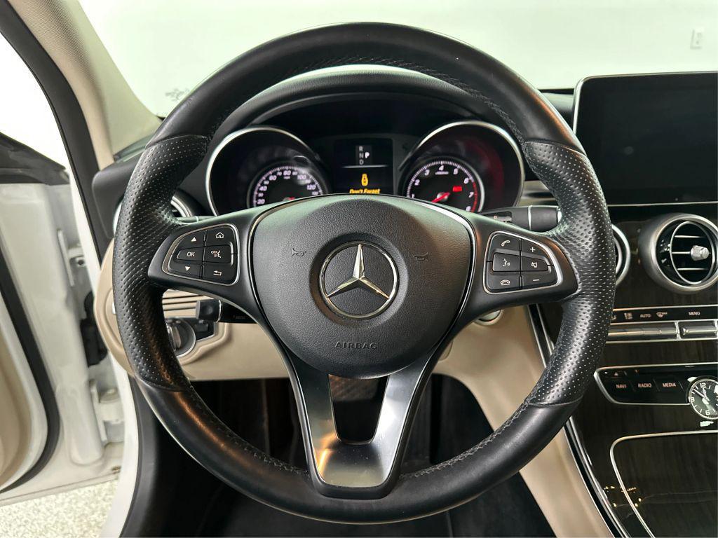 used 2018 Mercedes-Benz C-Class car, priced at $19,999