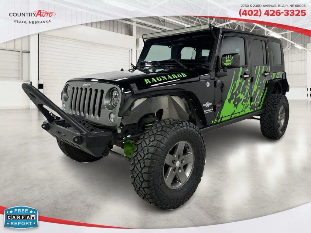 used 2015 Jeep Wrangler Unlimited car, priced at $18,796