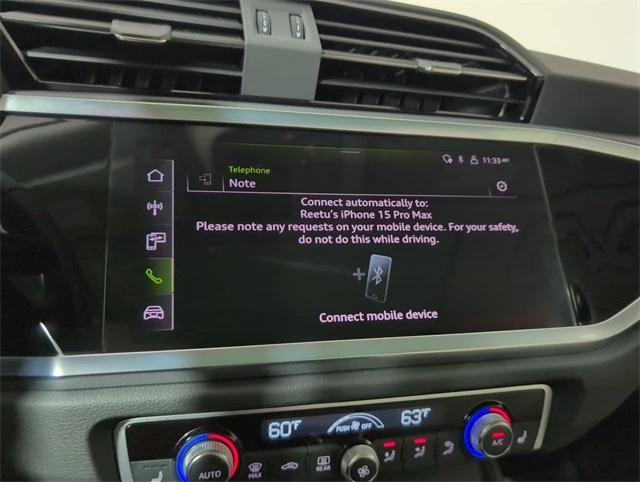 used 2024 Audi Q3 car, priced at $34,325