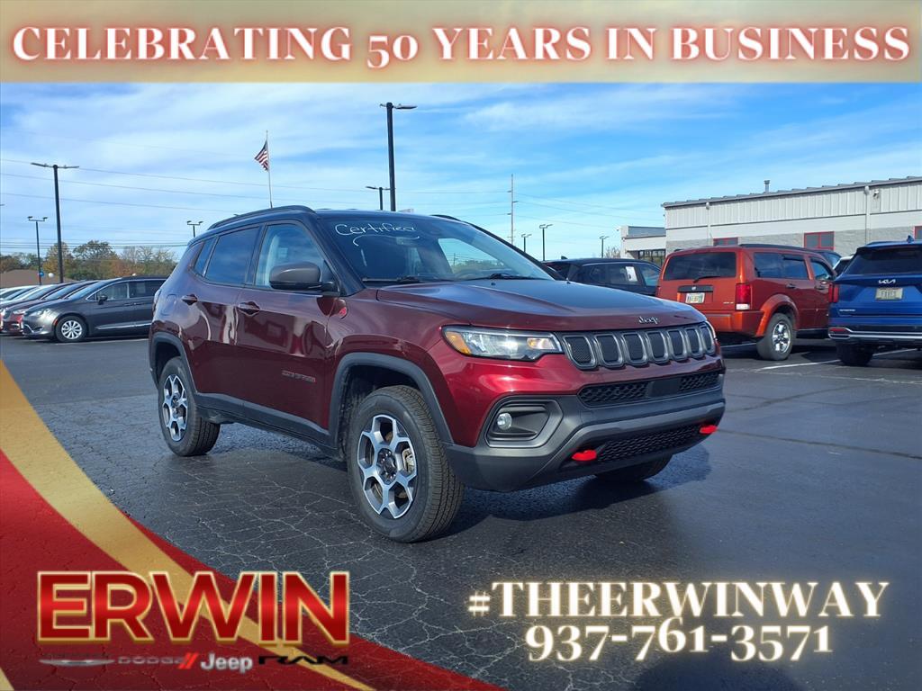 used 2022 Jeep Compass car, priced at $24,998