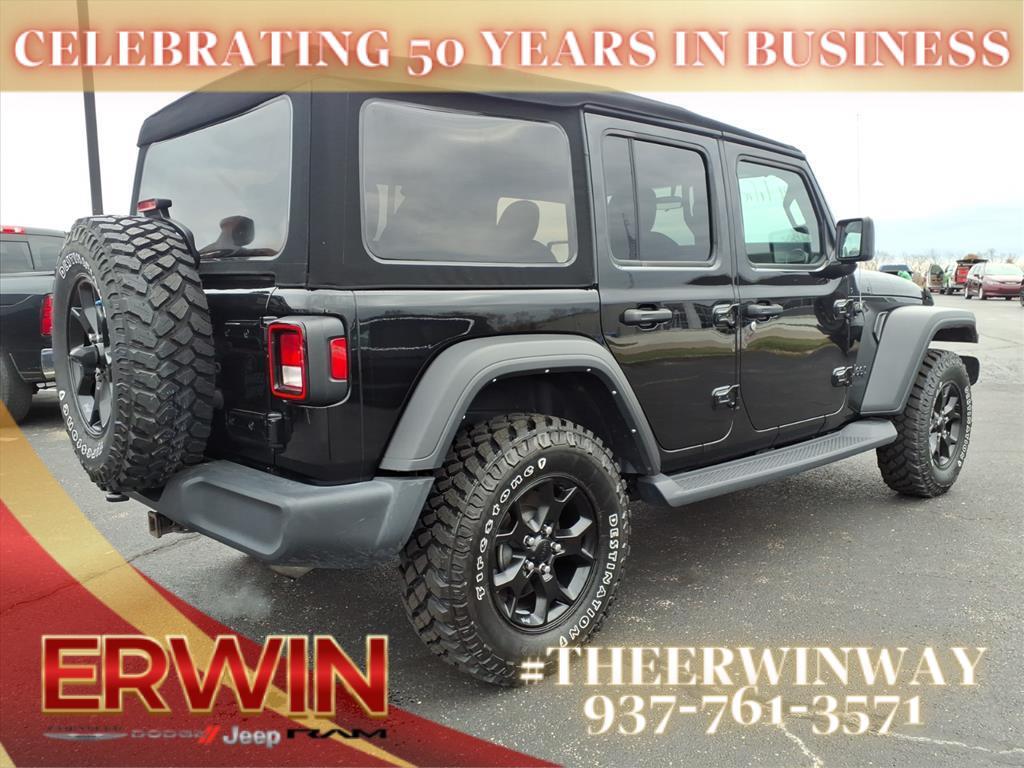 used 2022 Jeep Wrangler car, priced at $30,998