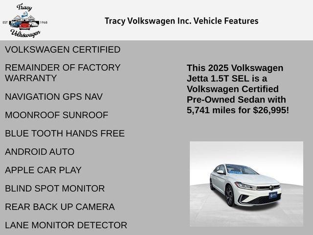 used 2025 Volkswagen Jetta car, priced at $26,995