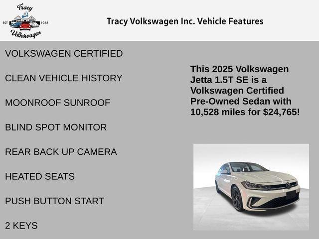 used 2025 Volkswagen Jetta car, priced at $24,765