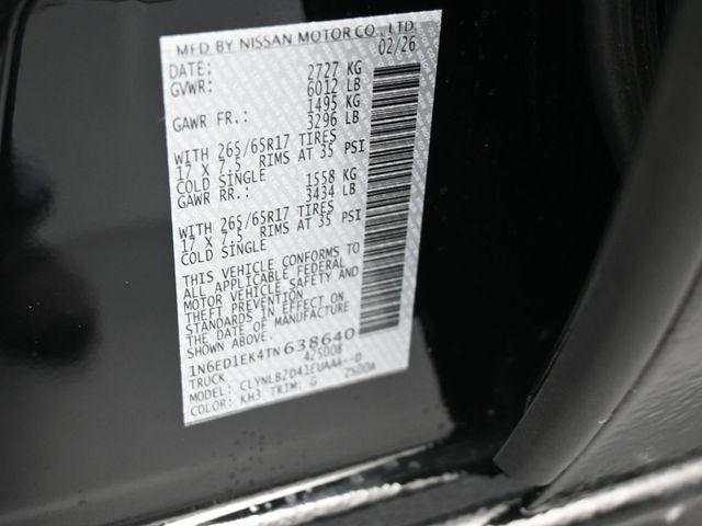 new 2026 Nissan Frontier car, priced at $40,135