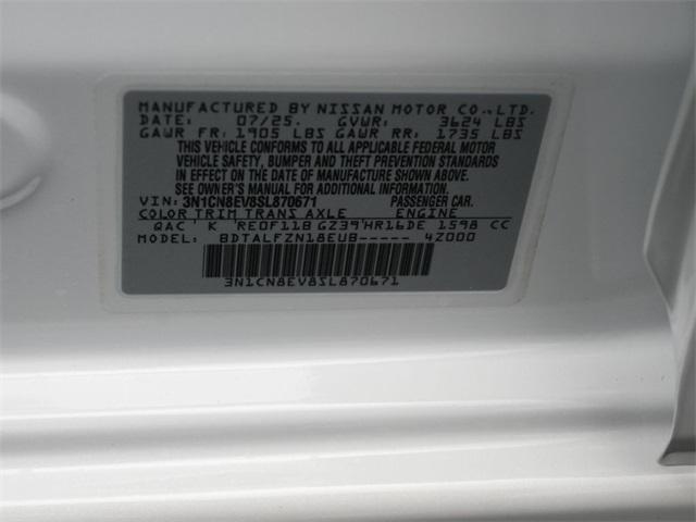 new 2025 Nissan Versa car, priced at $19,243